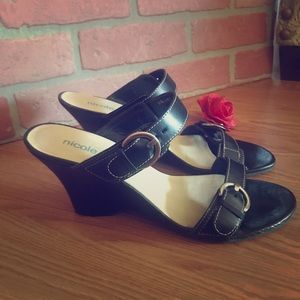 Nícσlє Ѕαlukí вlαck lєαthєr hєєlѕ